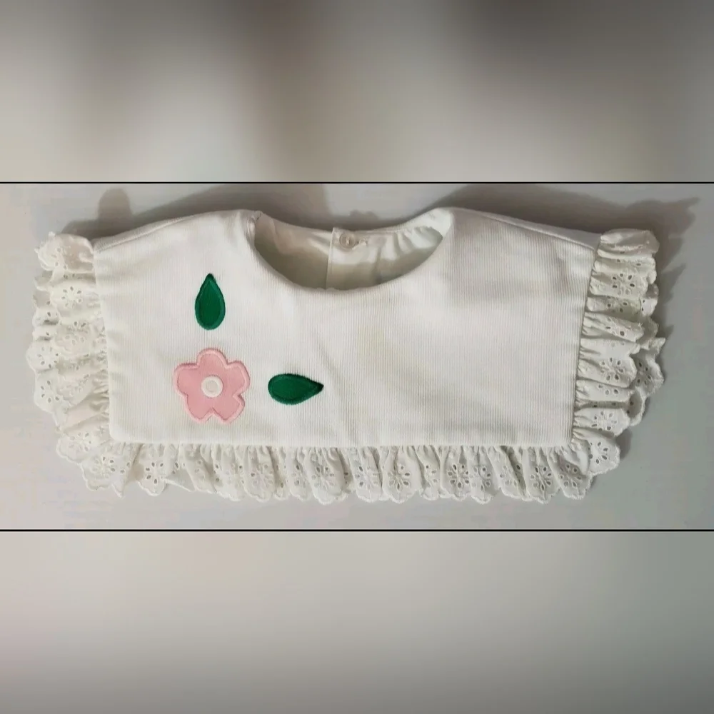 The Children's Hour By Jan Briggs Embroidered Reversible Holiday Dress Collar